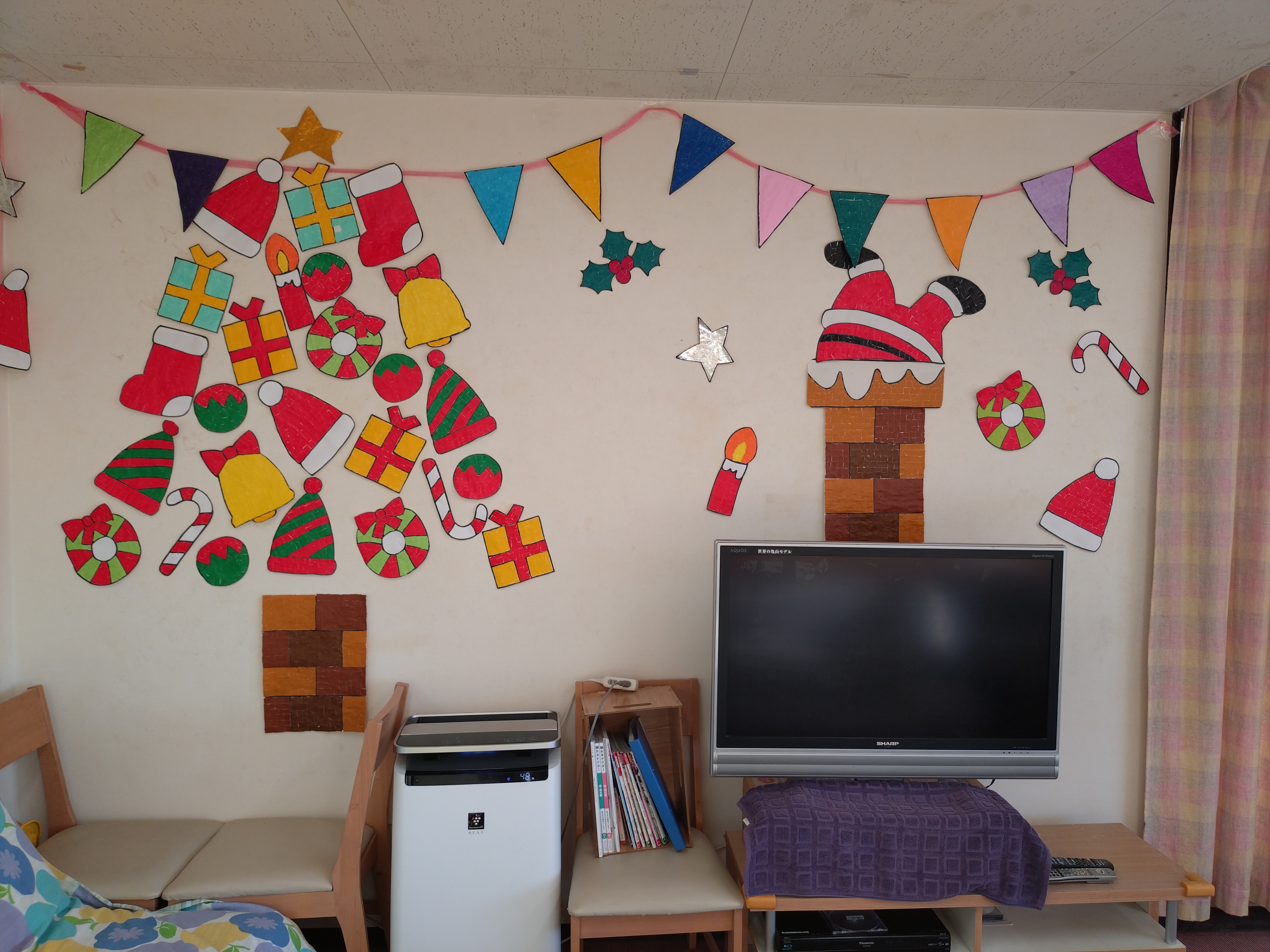 12月のちぎり絵の作品パート②